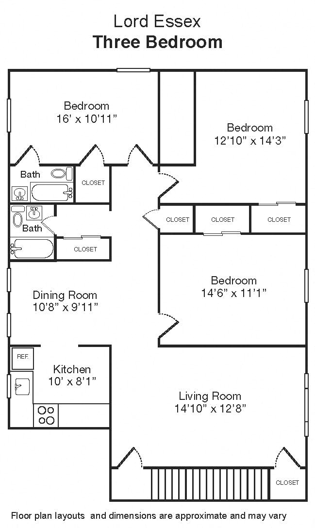 6 Room 3 Bedroom